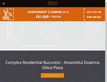 Tablet Screenshot of doamnaghicaplaza.ro